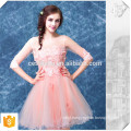 Hot Selling Pink Lace Short Puffy Sweetheart Mini Party Prom Dress from OEM Manufacturer